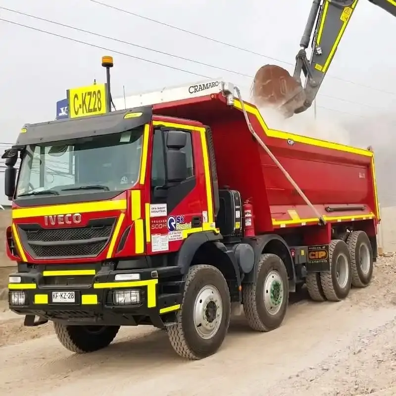 Arriendo de Camión Tolva 20 m3 IVECO de 420 HP en SK Rental con cobertura nacional.